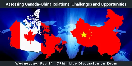Canada and China flags